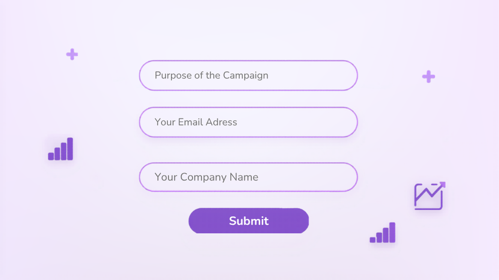 Fill in your details form preview